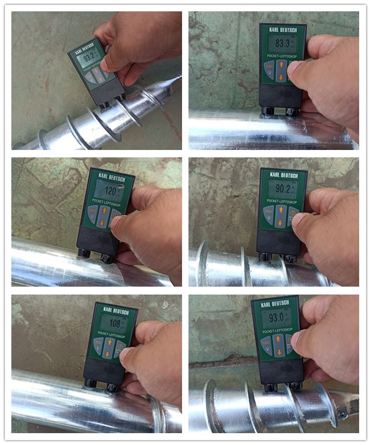 hot dipped galvanized ground screw